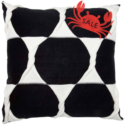 Twist Cushion Cover - Jet