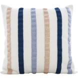 Ribbon Cushion - Ivory / Multi