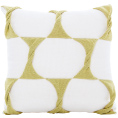 Twist Cushion - Cream / Celery