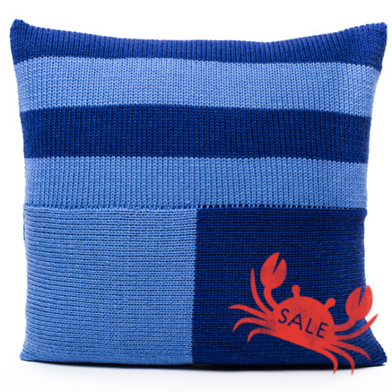 Blocks Cushion Cover - Blue