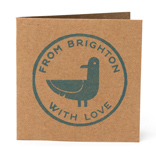 Greetings Card - Turquoise