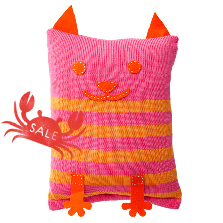 Cat Cushion - Pink