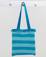Deckchair Stripe Bag - Turquoise