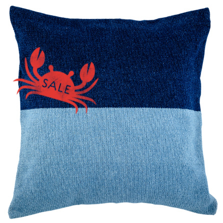 Denim Cushion Cover - Half and Half