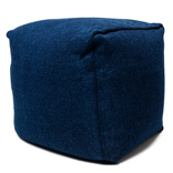 Denim Pouf - Dark Wash