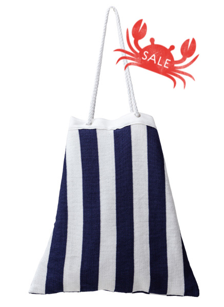 Drawstring Beach Bag - Sailor