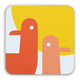 Sunshine Oscar Coaster - Orange