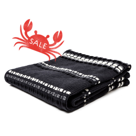 Weave Throw - Charcoal