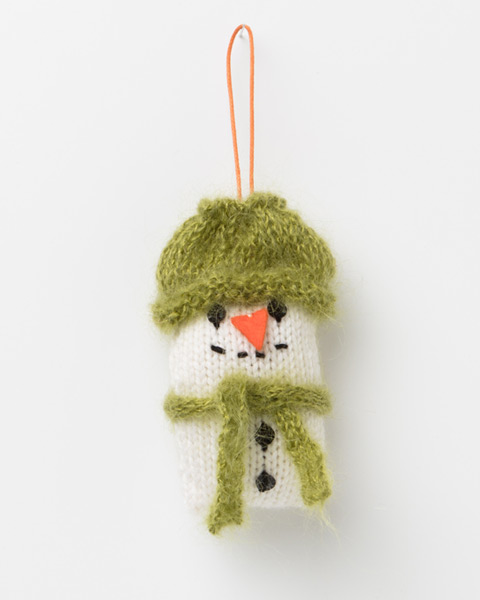 Xmas Decoration - Green Snowman